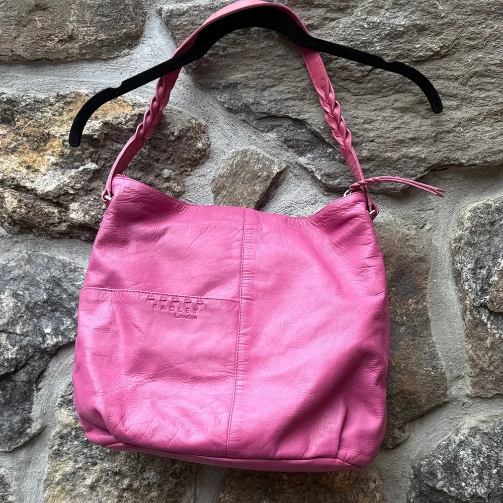 RADLEY LONDON Vibrant Pink Hobo Bag - Picture 5 of 8